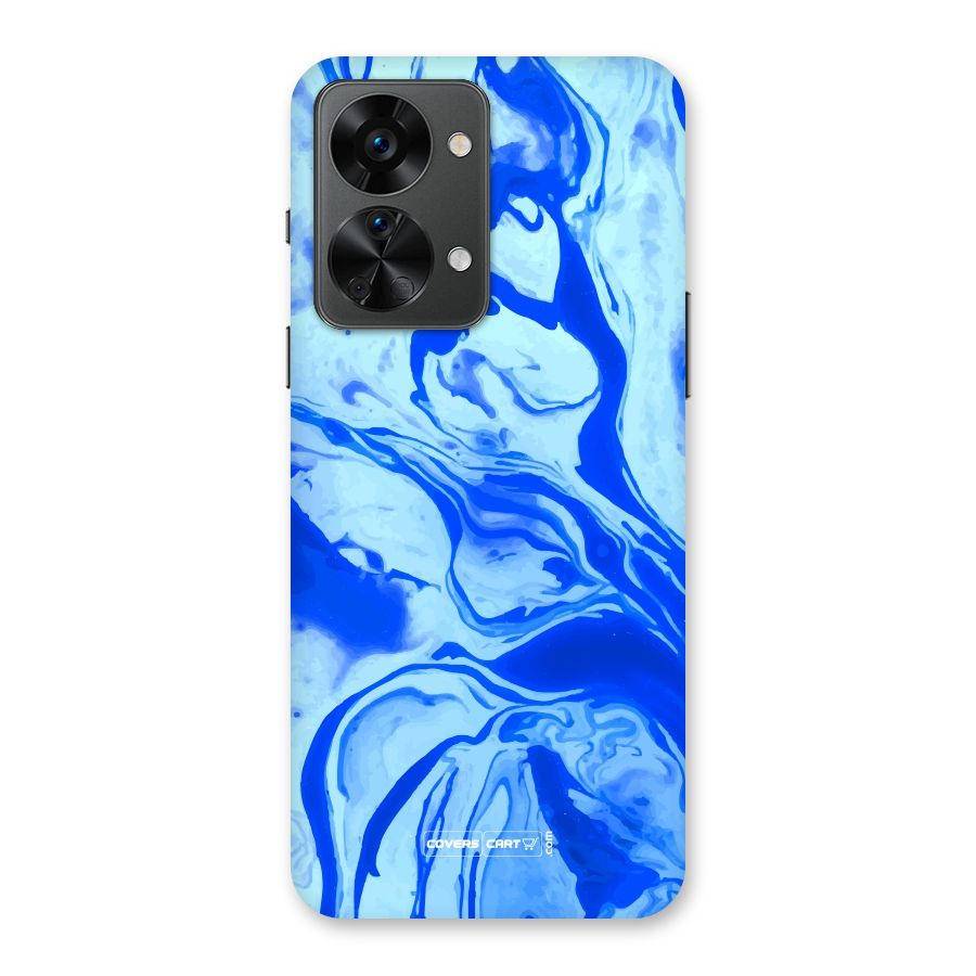 Blaze Blue Marble Texture Back Case for OnePlus Nord 2T