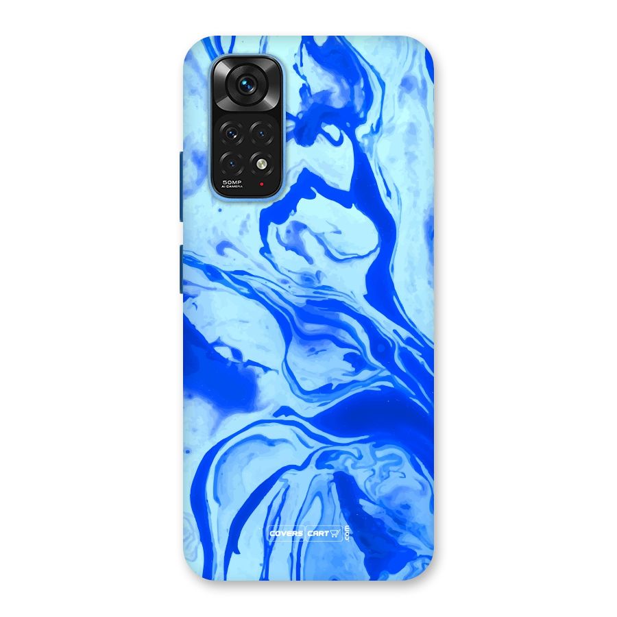 Blaze Blue Marble Texture Back Case for Redmi Note 11S