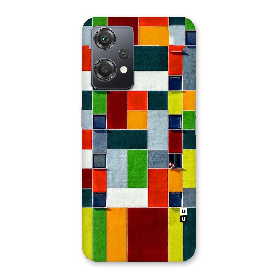 Block Color Design Back Case for OnePlus Nord CE 2 Lite 5G