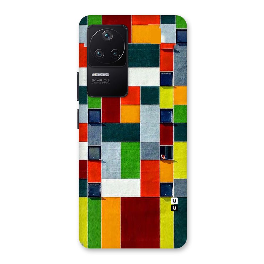 Block Color Design Back Case for Poco F4 5G