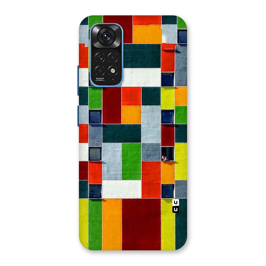 Block Color Design Back Case for Redmi Note 11S