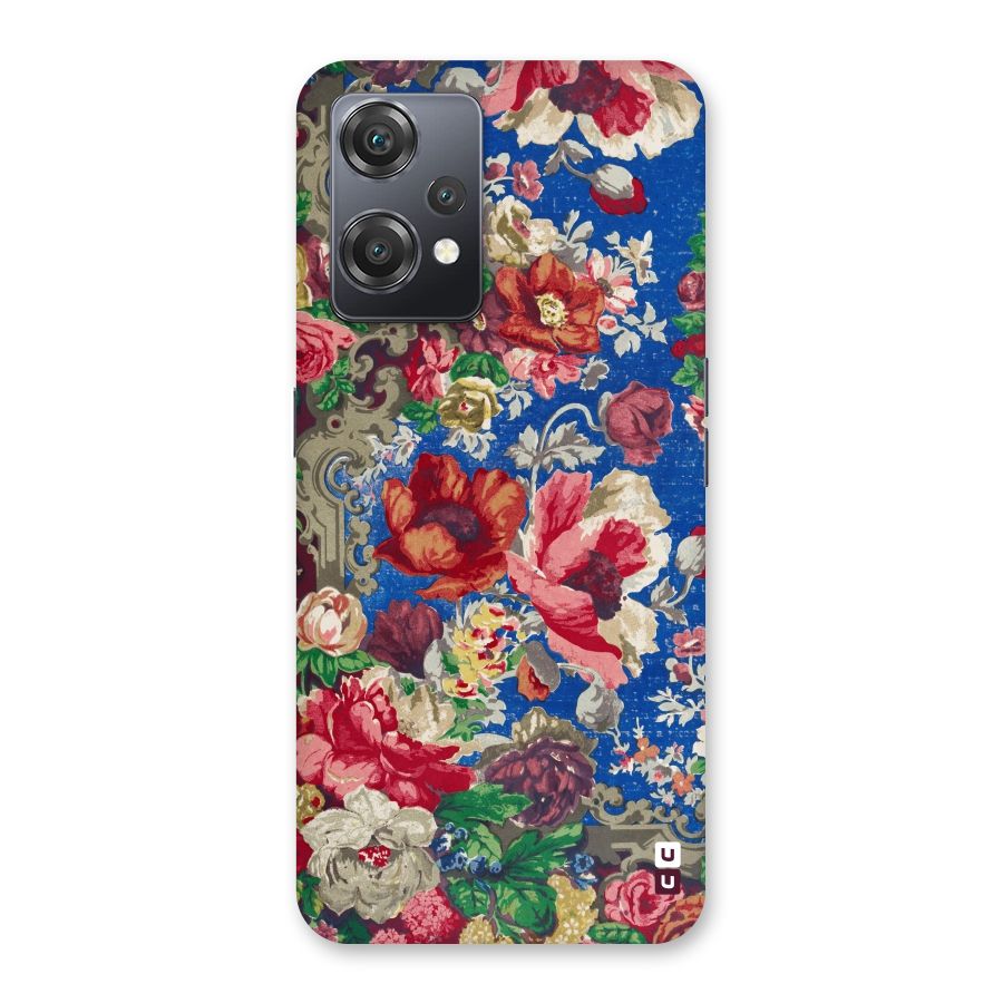 Block Printed Flowers Back Case for OnePlus Nord CE 2 Lite 5G