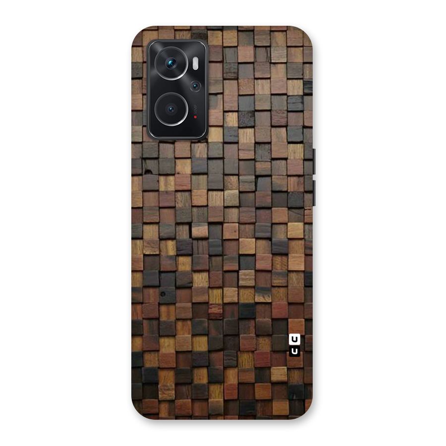 Blocks Of Wood Back Case for Oppo K10 4G