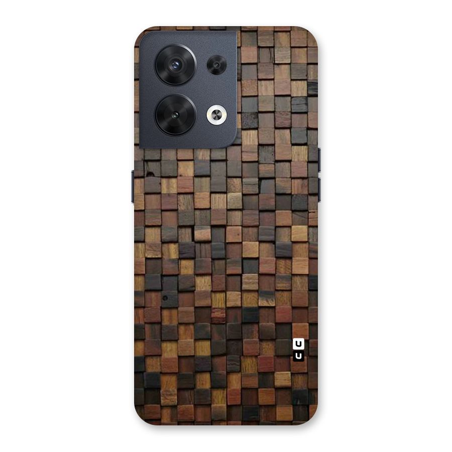 Blocks Of Wood Back Case for Oppo Reno8 5G