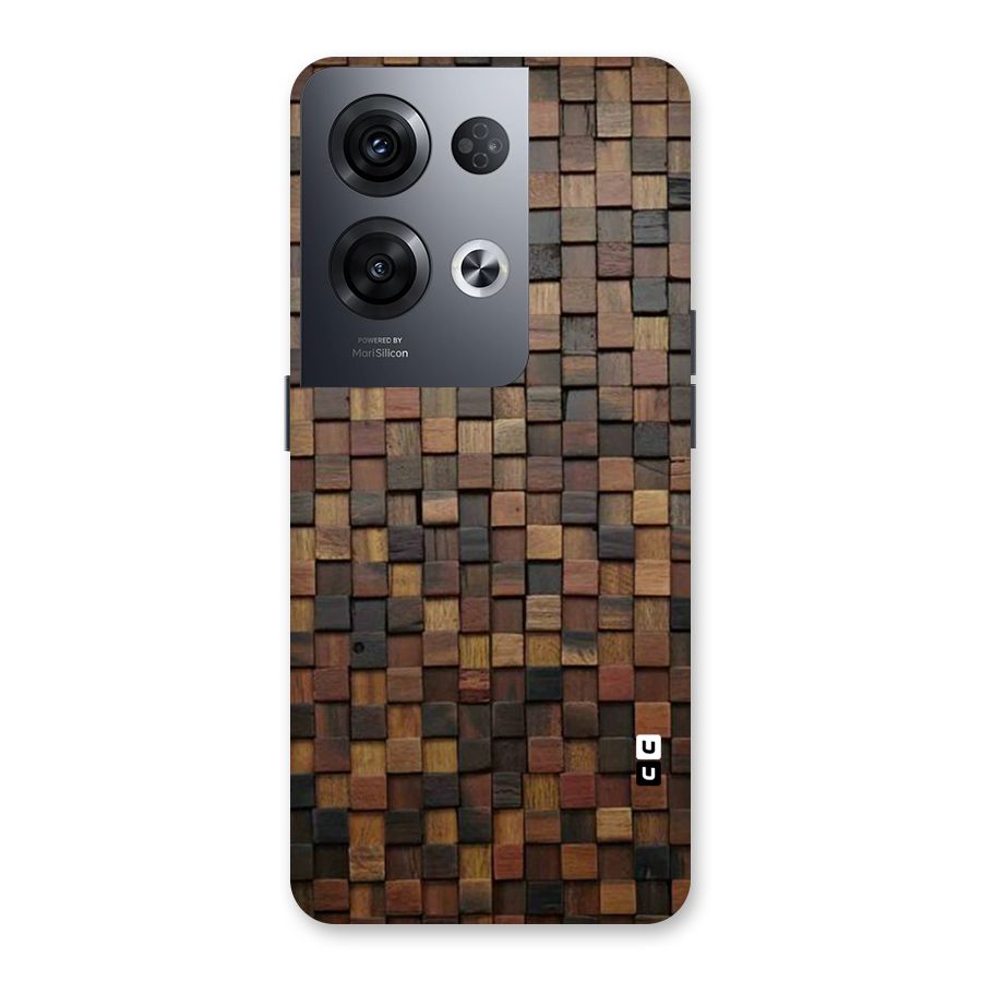 Blocks Of Wood Back Case for Oppo Reno8 Pro 5G