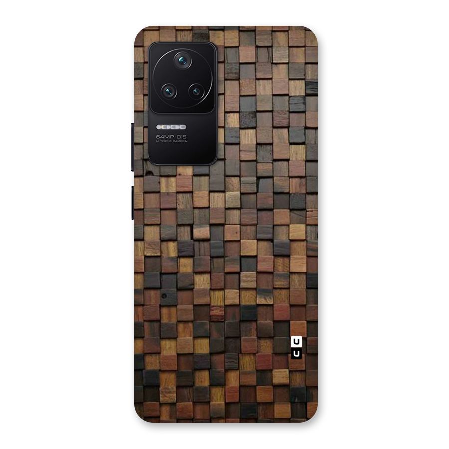 Blocks Of Wood Back Case for Poco F4 5G