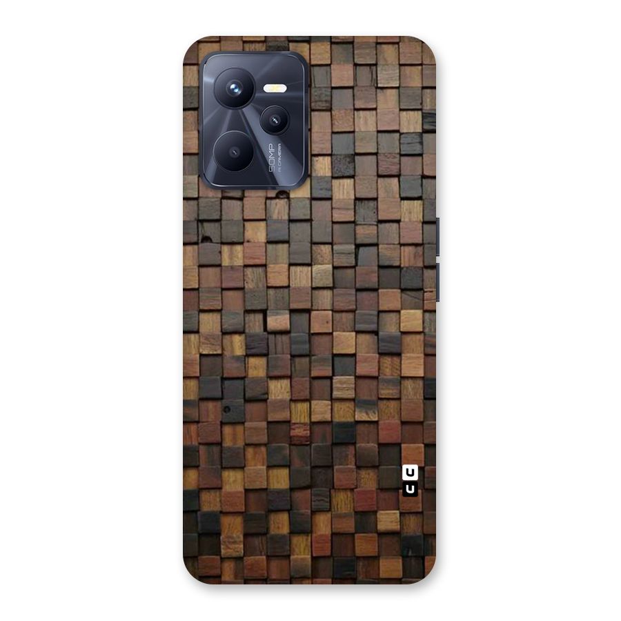 Blocks Of Wood Back Case for Realme C35
