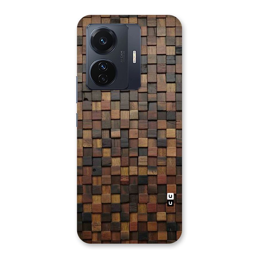Blocks Of Wood Back Case for Vivo T1 Pro