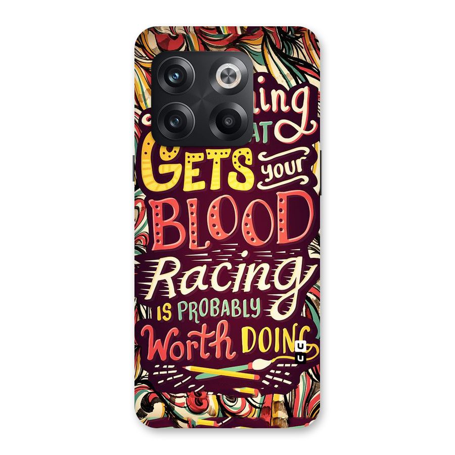 Blood Racing Back Case for OnePlus 10T