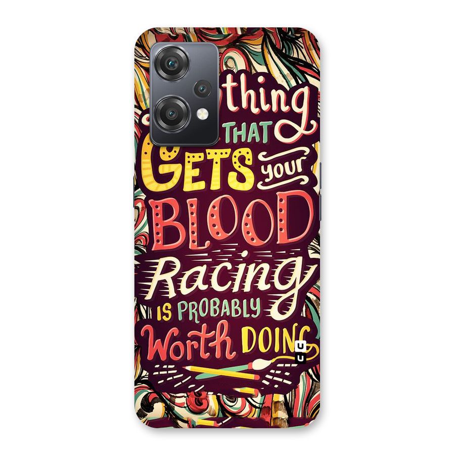 Blood Racing Back Case for OnePlus Nord CE 2 Lite 5G