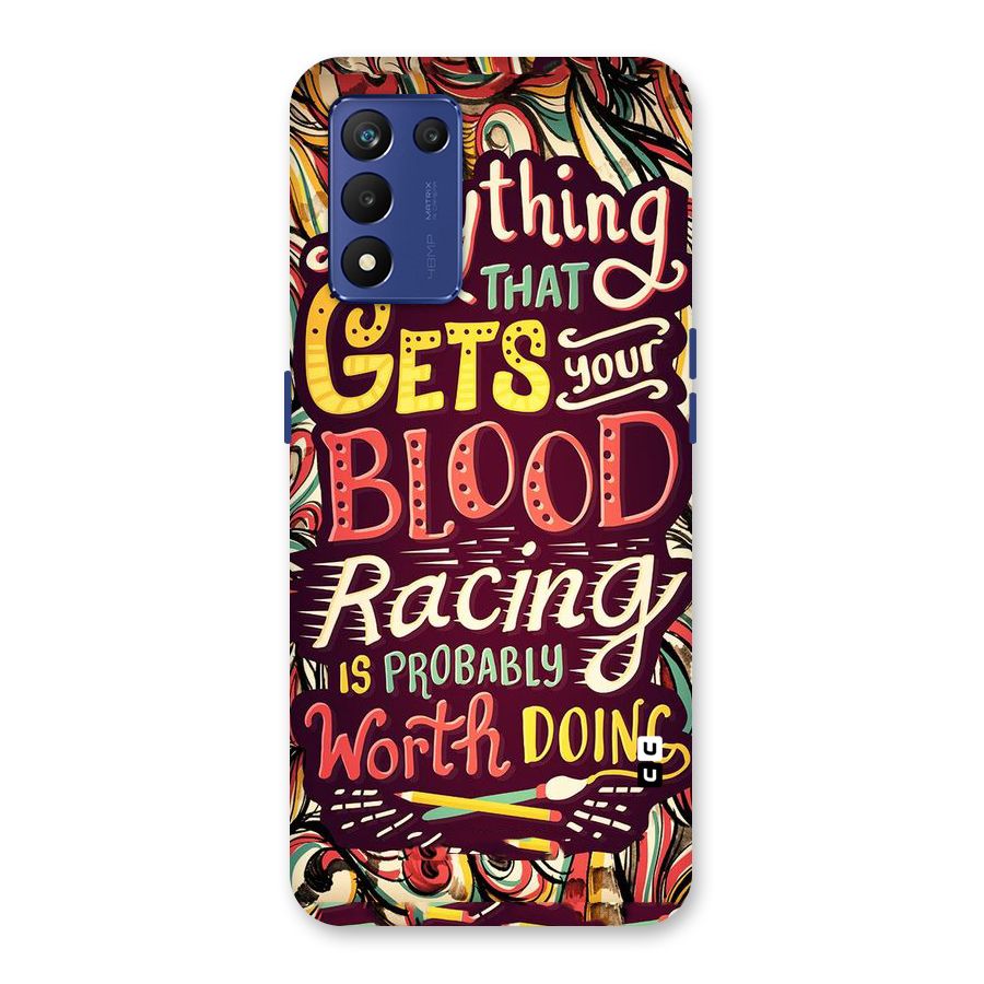 Blood Racing Back Case for Realme 9 5G Speed