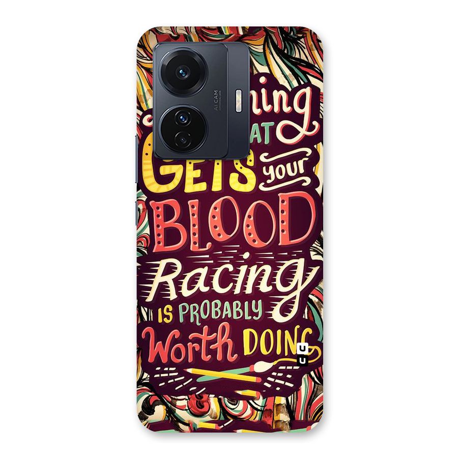Blood Racing Back Case for Vivo T1 Pro