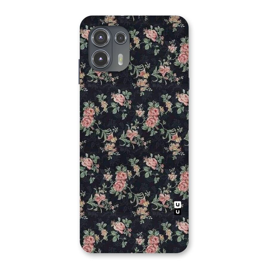 Bloom Black Back Case for Motorola Edge 20 Fusion