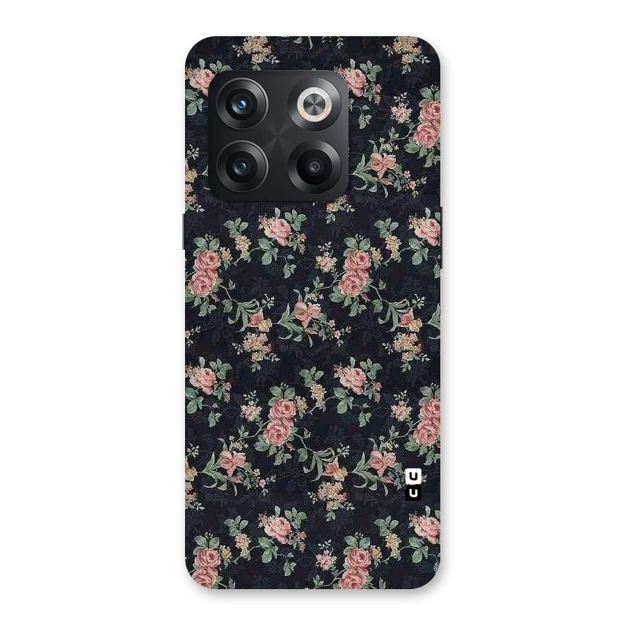 Bloom Black Back Case for OnePlus 10T