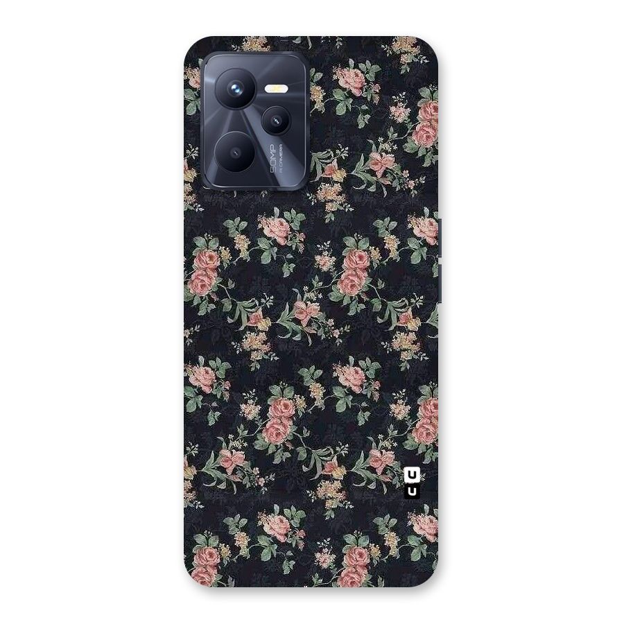 Bloom Black Back Case for Realme C35