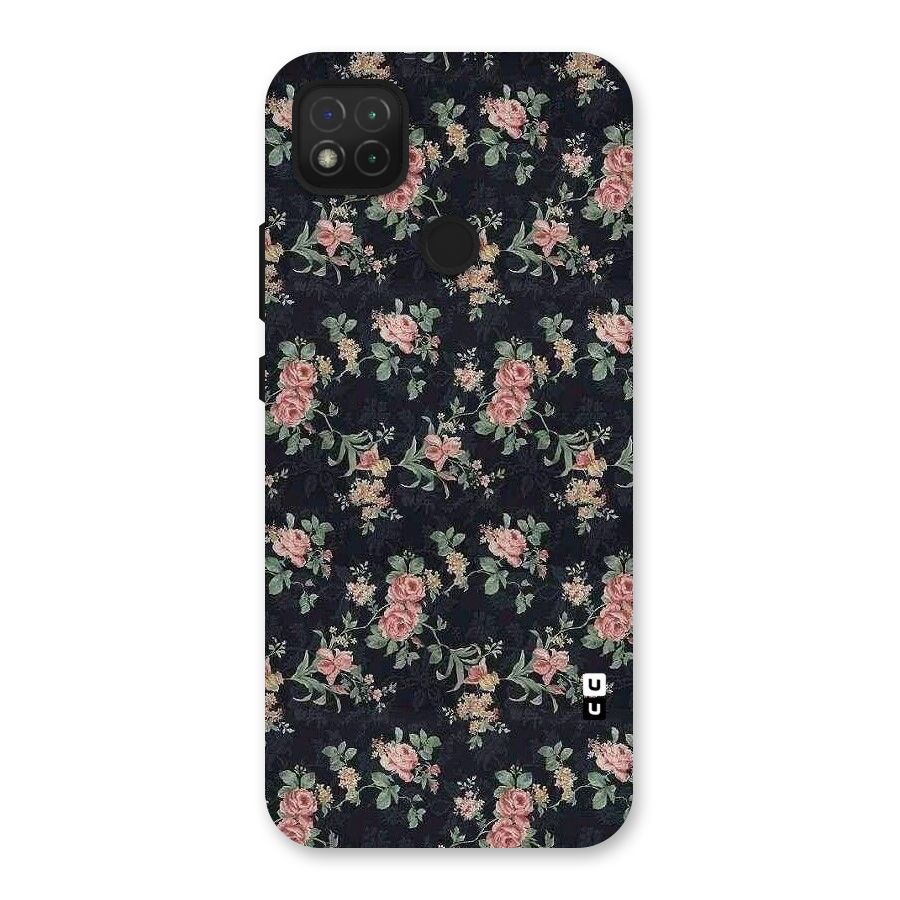 Bloom Black Back Case for Redmi 9 Activ