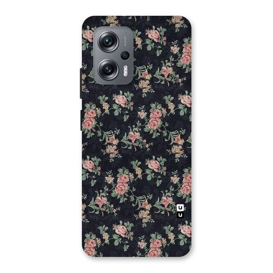 Bloom Black Back Case for Redmi K50i
