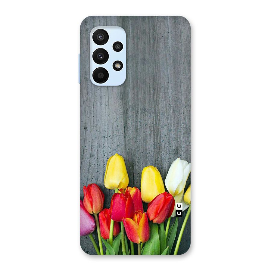 Bloom Grey Back Case for Galaxy A23