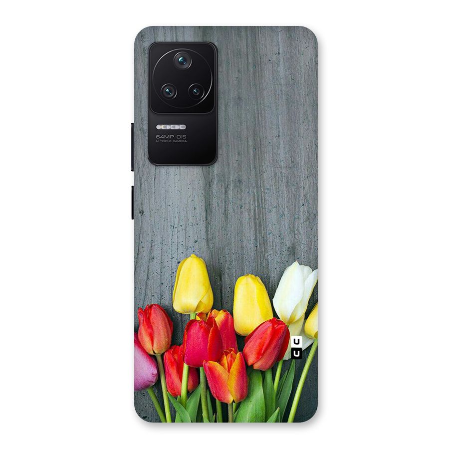 Bloom Grey Back Case for Poco F4 5G