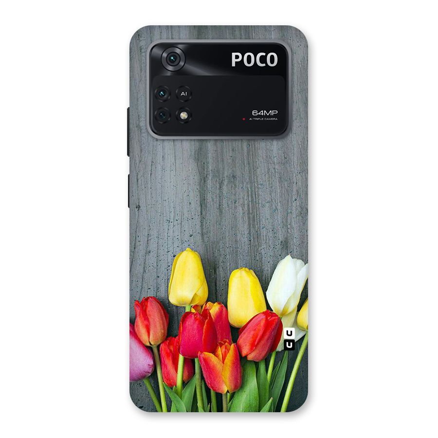 Bloom Grey Back Case for Poco M4 Pro 4G