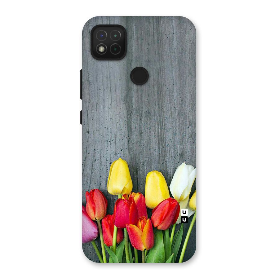 Bloom Grey Back Case for Redmi 9 Activ