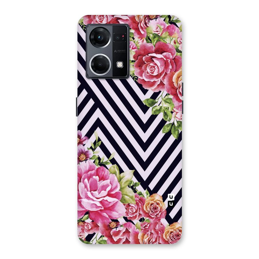 Bloom Zig Zag Glass Back Case for Oppo F21 Pro 5G