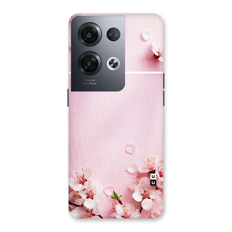 Blossom Frame Pink Back Case for Oppo Reno8 Pro 5G