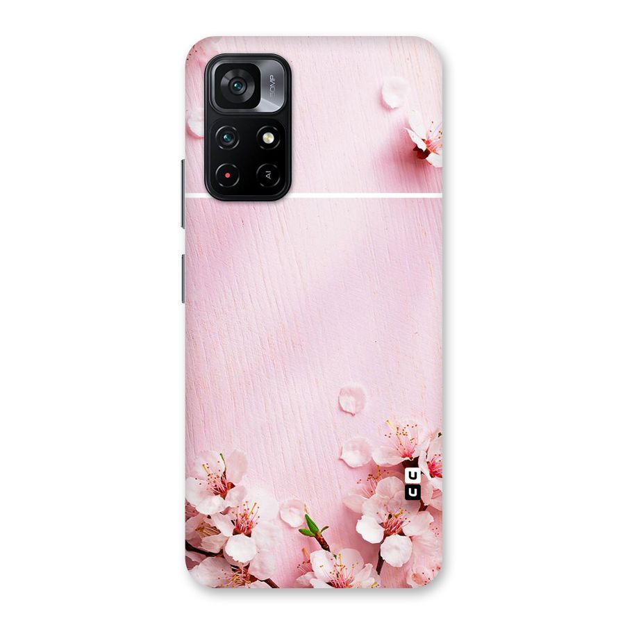 Blossom Frame Pink Back Case for Poco M4 Pro 5G