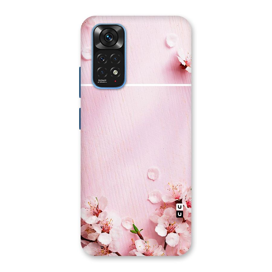 Blossom Frame Pink Back Case for Redmi Note 11S