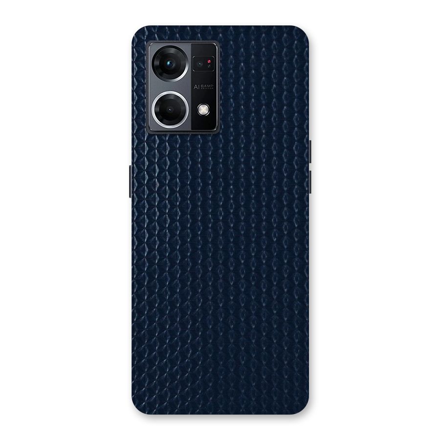 Blue Pattern Glass Back Case for Oppo F21 Pro 5G
