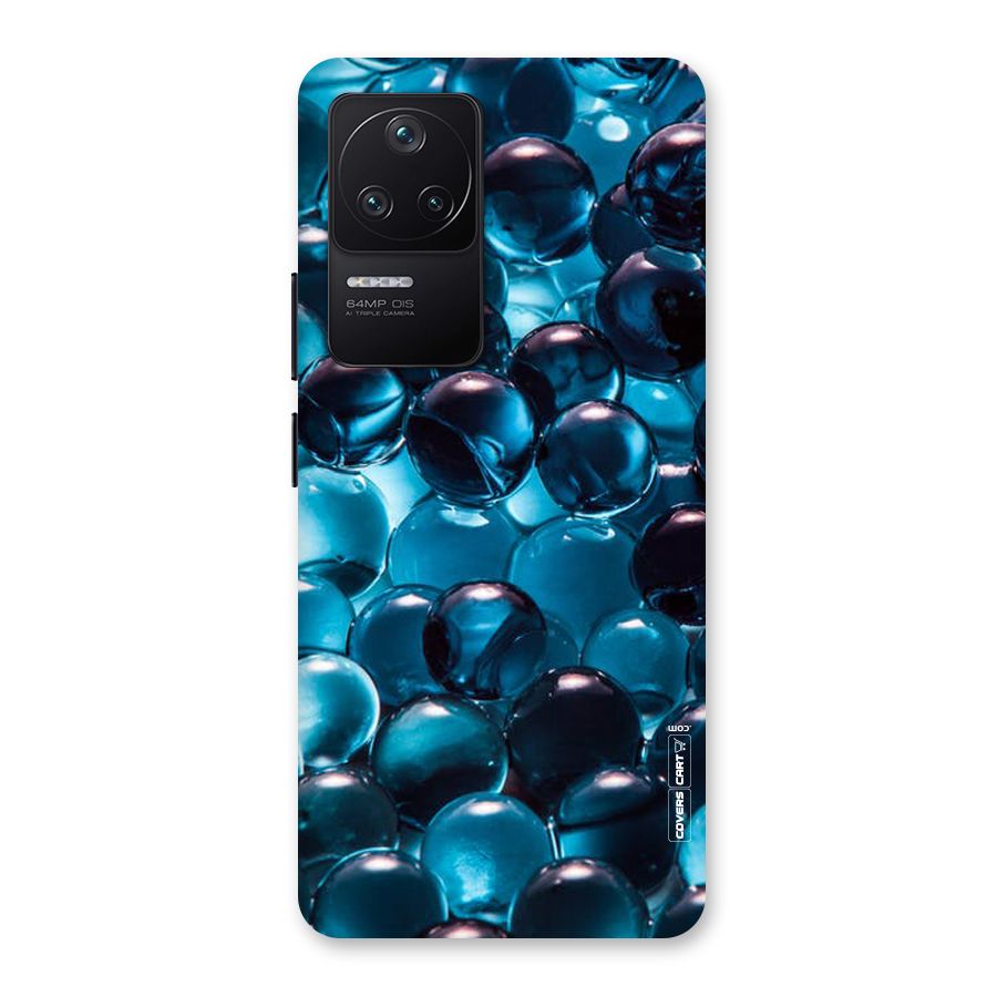 Blue Abstract Balls Back Case for Poco F4 5G