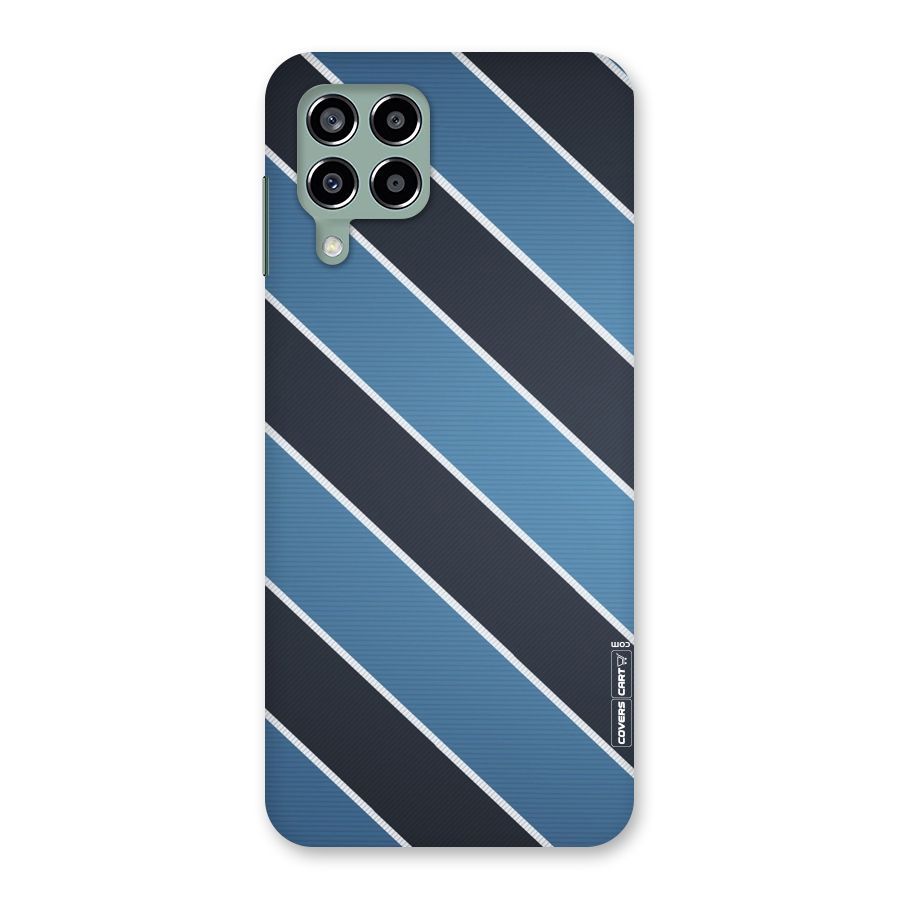 Blue Black Stripes Back Case for Galaxy M33