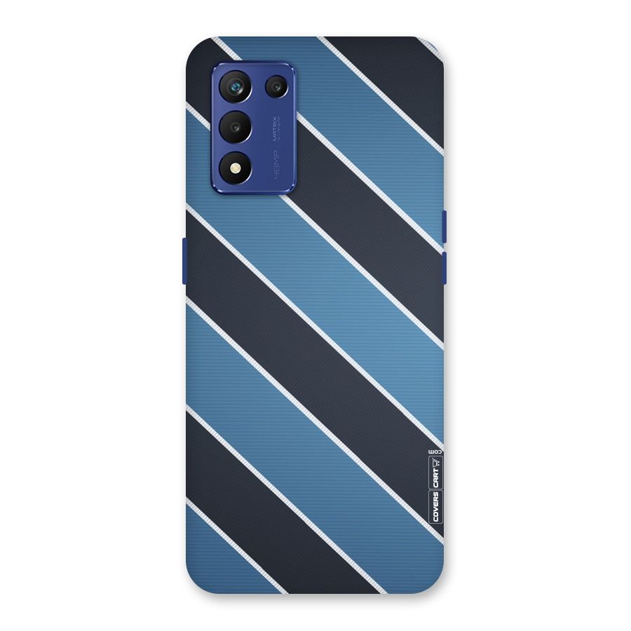 Blue Black Stripes Back Case for Realme 9 5G Speed