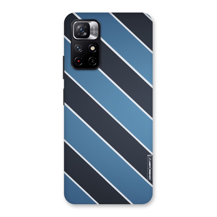 Blue Black Stripes Back Case for Redmi Note 11T 5G