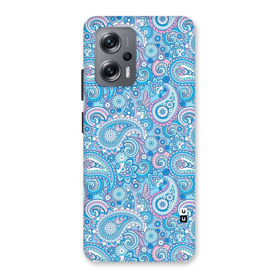 Blue Block Pattern Back Case for Redmi K50i