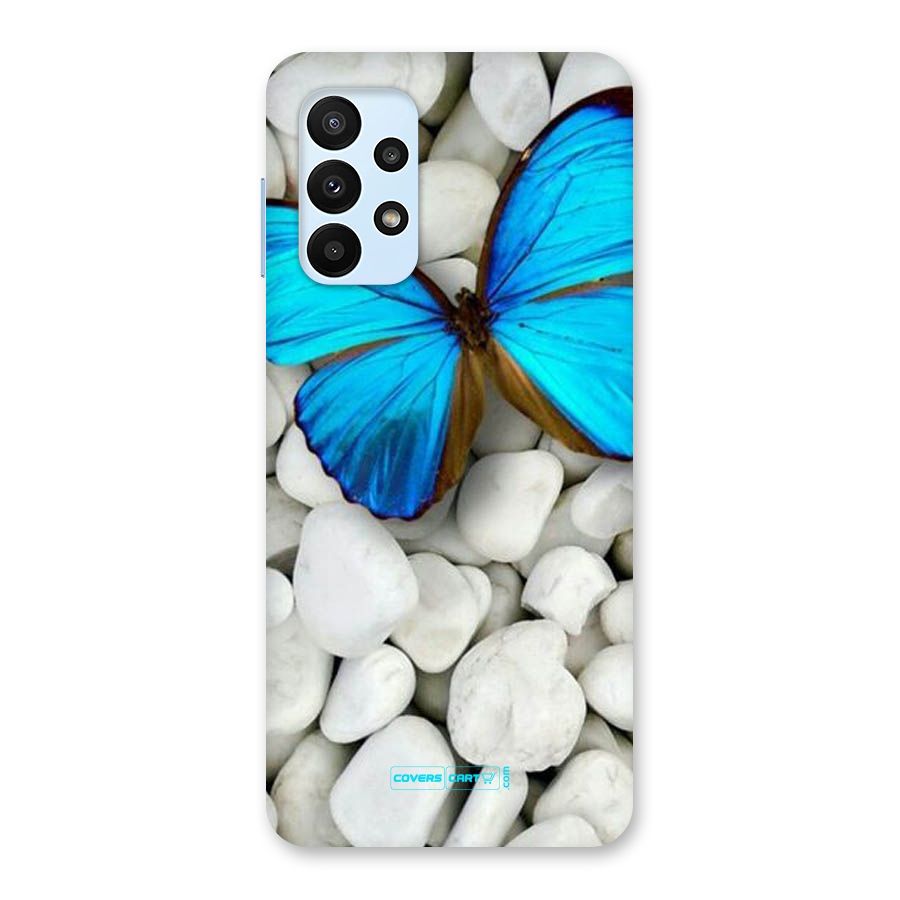 Blue Butterfly Back Case for Galaxy A23