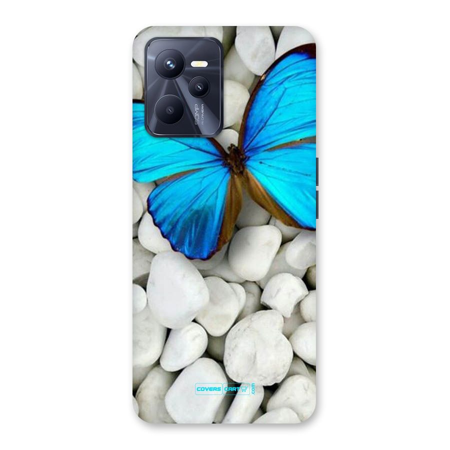 Blue Butterfly Back Case for Realme C35