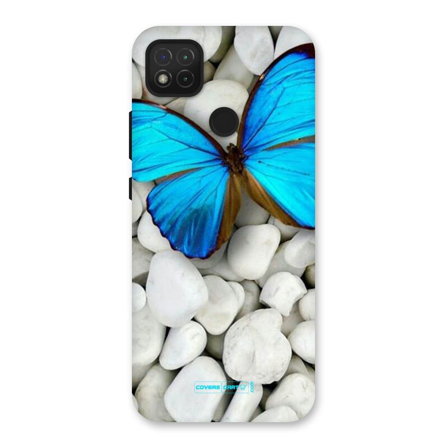 Blue Butterfly Back Case for Redmi 9 Activ