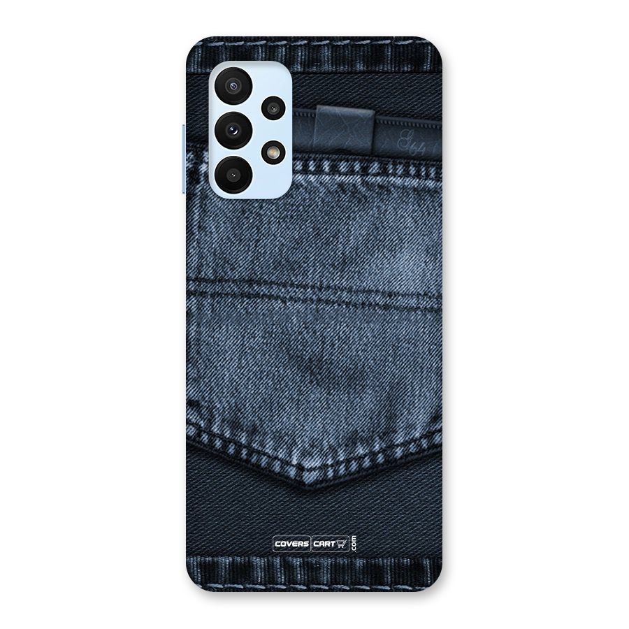 Blue Denim Back Case for Galaxy A23