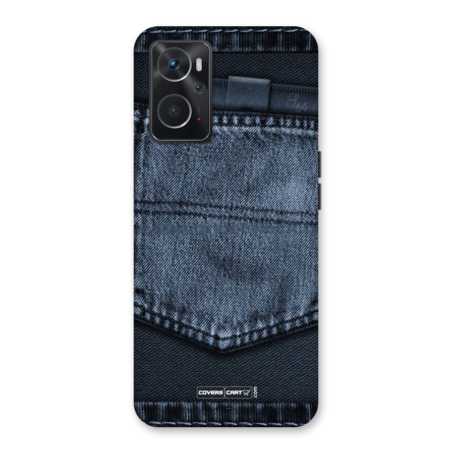 Blue Denim Back Case for Oppo K10 4G