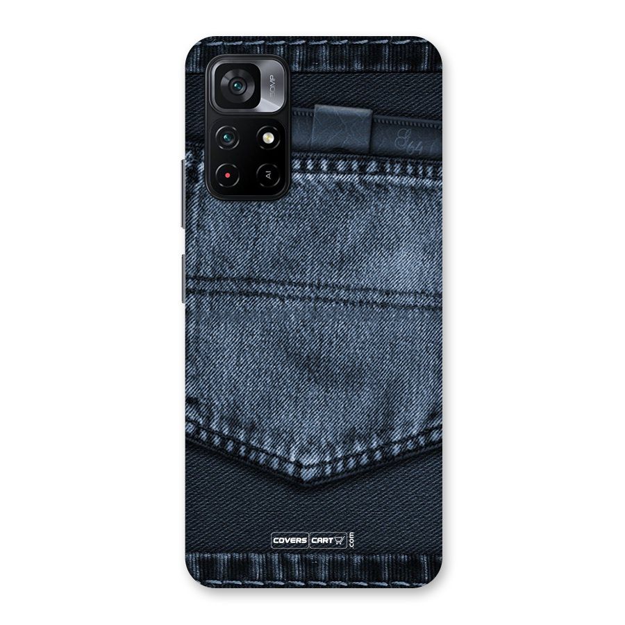 Blue Denim Back Case for Poco M4 Pro 5G