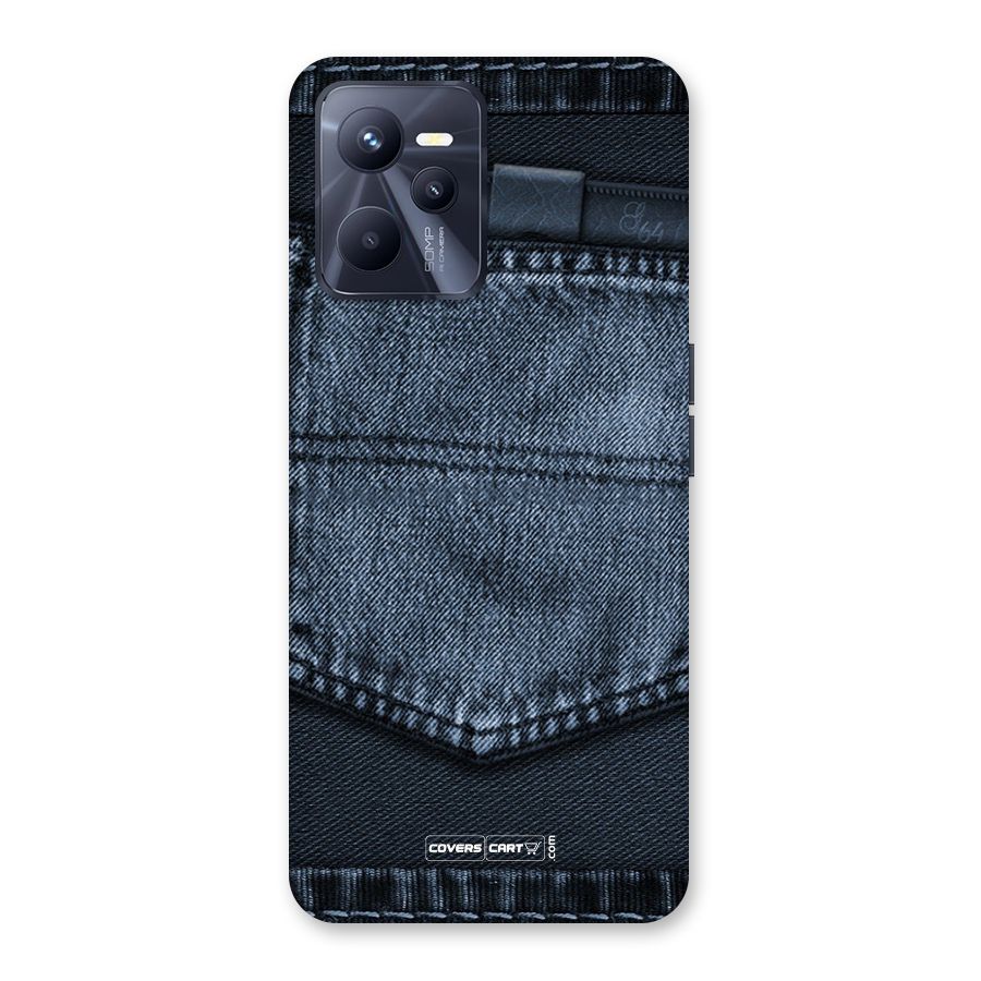 Blue Denim Back Case for Realme C35