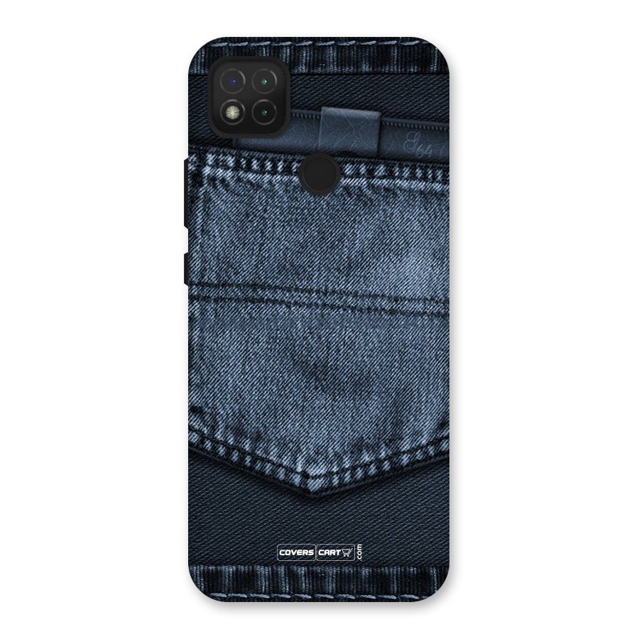 Blue Denim Back Case for Redmi 9 Activ