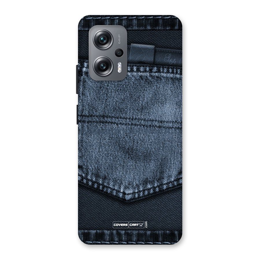 Blue Denim Back Case for Redmi K50i