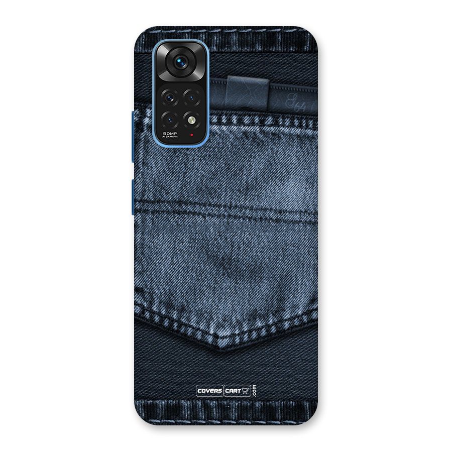 Blue Denim Back Case for Redmi Note 11S