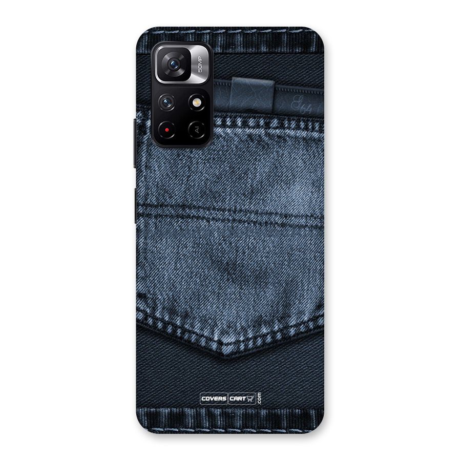 Blue Denim Back Case for Redmi Note 11T 5G