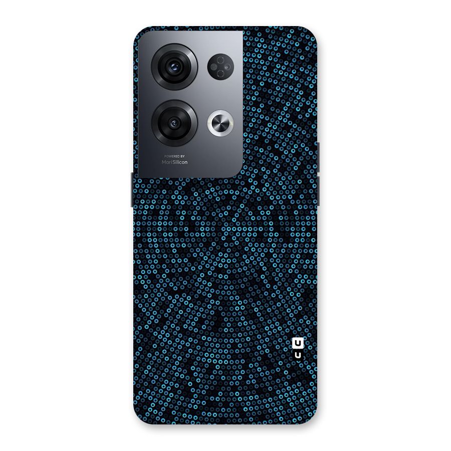 Blue Disco Lights Back Case for Oppo Reno8 Pro 5G
