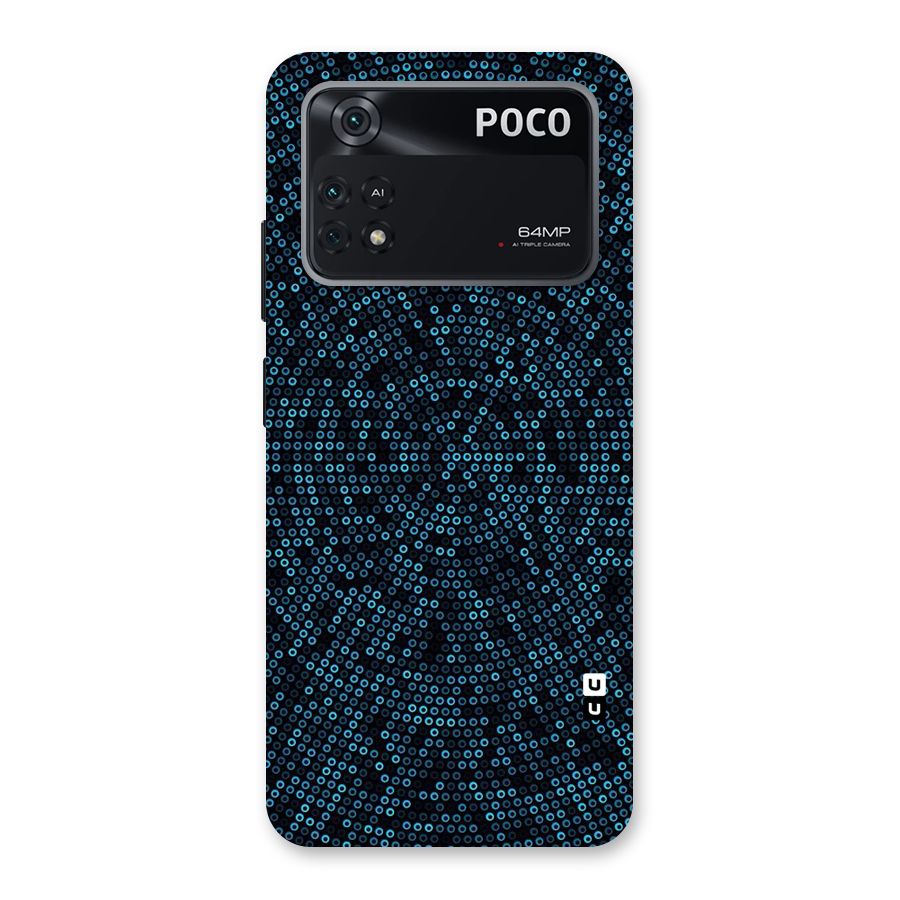 Blue Disco Lights Back Case for Poco M4 Pro 4G