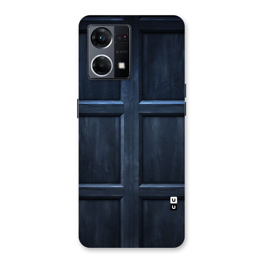 Blue Door Design Glass Back Case for Oppo F21 Pro 5G