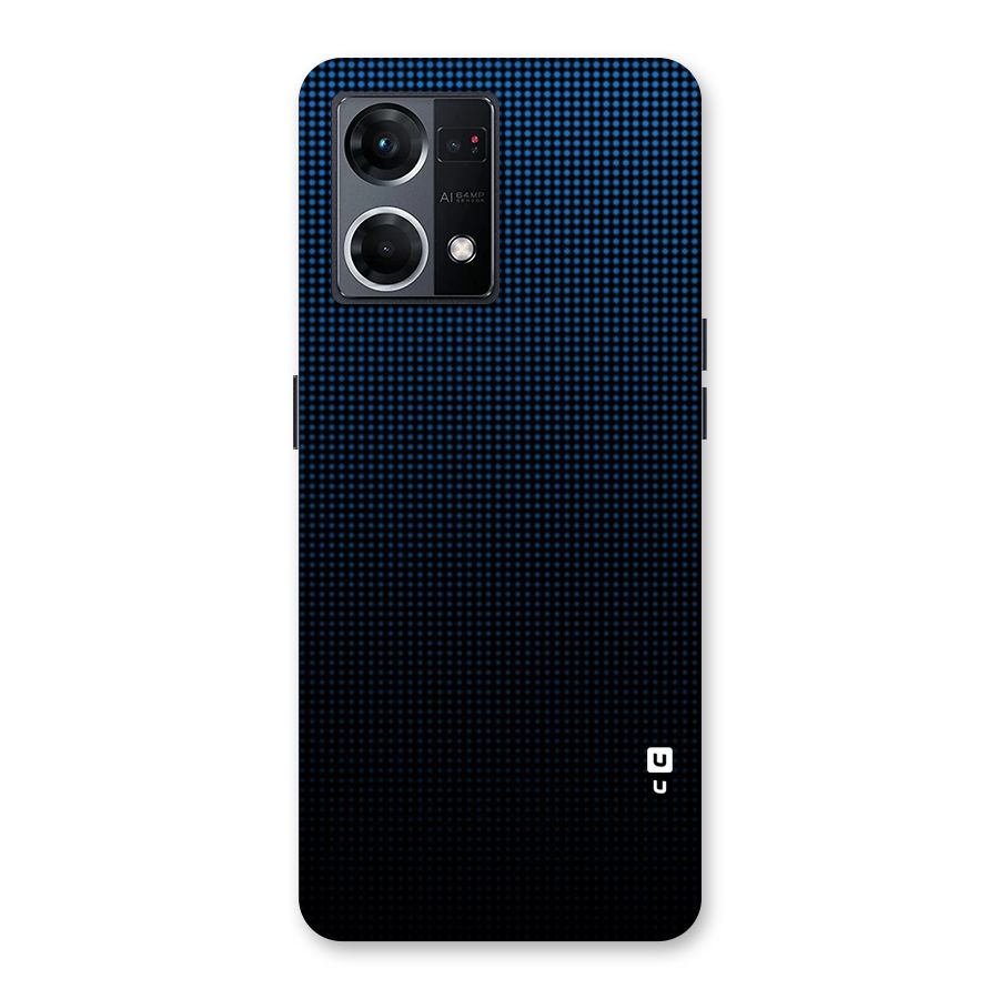 Blue Dots Shades Glass Back Case for Oppo F21 Pro 5G
